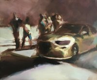 Agglo Poser, 2021, 60x50cm, Oil/Canvas, 700.-
