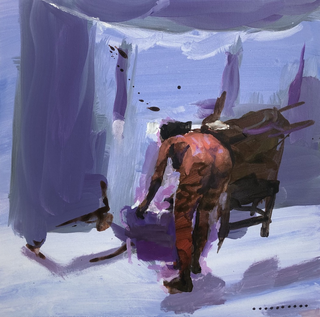 Laundry Room, painting by J.Klingler, 2026, Acrylic on Canvas